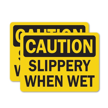 Signmission 10 in Height, 14 in Width, Vinyl Decal, Rectangle OS-2PACK-CS-D-1014-L-19231